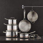 Canadian Professional 12-Piece 5-Ply Copper Core Cookware Set