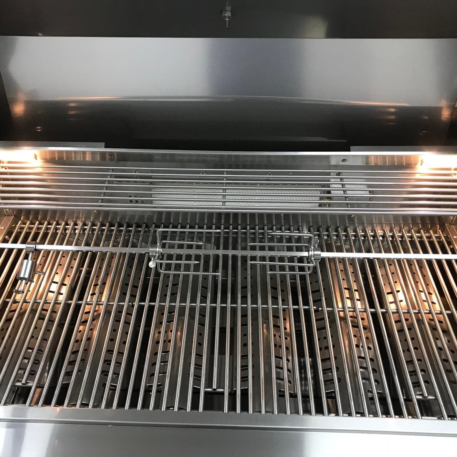 Mont Alpi 805 Black Stainless Steel Island Grill with 90 Degree Corner and Fridge Cabinet, MAi805-BSS90FC