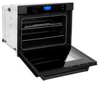 ZLINE Appliance Package - 24" Microwave Oven and 30" Wall Oven, 2KP-MW24-AWS30BS