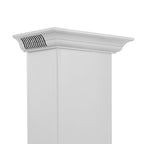 ZLINE 30 in. Wall Mount Range Hood, Stainless Steel, 400 CFM, CrownSound Bluetooth Speakers (KF1CRN-BT-30)