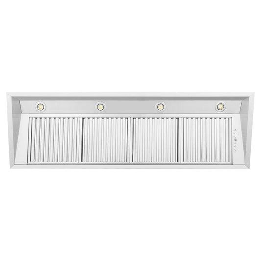 ZLINE 58 in. Range Hood Insert – Wall Mount – 18 in. Depth – Stainless Steel, High Performance Ventilation (698-58)
