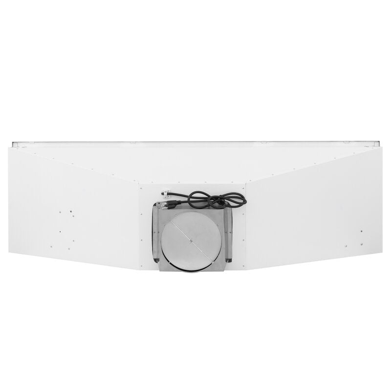 ZLINE 58 in. Range Hood Insert – Wall Mount – 18 in. Depth – Stainless Steel, High Performance Ventilation (698-58)
