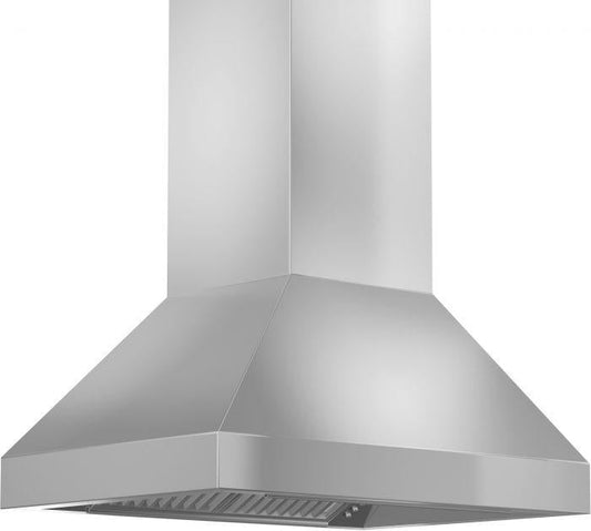 ZLINE 36 in Island Range Hood Stainless Steel 4-Speed 700 CFM (597i-36)