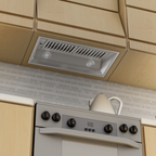 ZLINE 28 in. Range Hood Insert – Stainless Steel – Remote Blower, Ducted, 698-RD-28