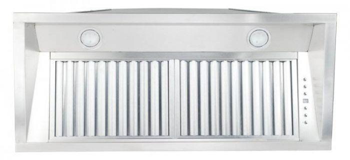 ZLINE 40 in. Range Hood Insert Stainless Steel Remote Blower Ducted 695-RD-40