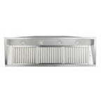 ZLINE 46 in. Range Hood Insert Outdoor 21 in. Depth 700 CFM Stainless Steel (721-304-46)