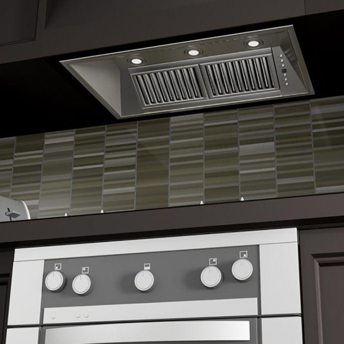 ZLINE 34 in. Island Mount Range Hood Insert 24 in. Depth Stainless Steel 824i-34