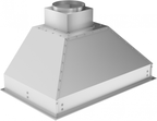 ZLINE 34 in. Island Mount Range Hood Insert 24 in. Depth Stainless Steel 824i-34