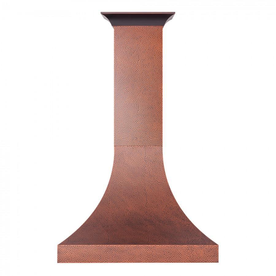 ZLINE 36 in. Wall Mount Range Hood Hand-Hammered Copper Finish Designer Series 8632H-36