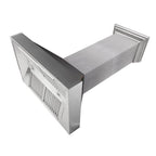ZLINE 36 in Wall Mount Range Hood Ducted Satin Stainless Steel Oil-Rubbed Bronze Shell 700 CFM (8654ORB-36)