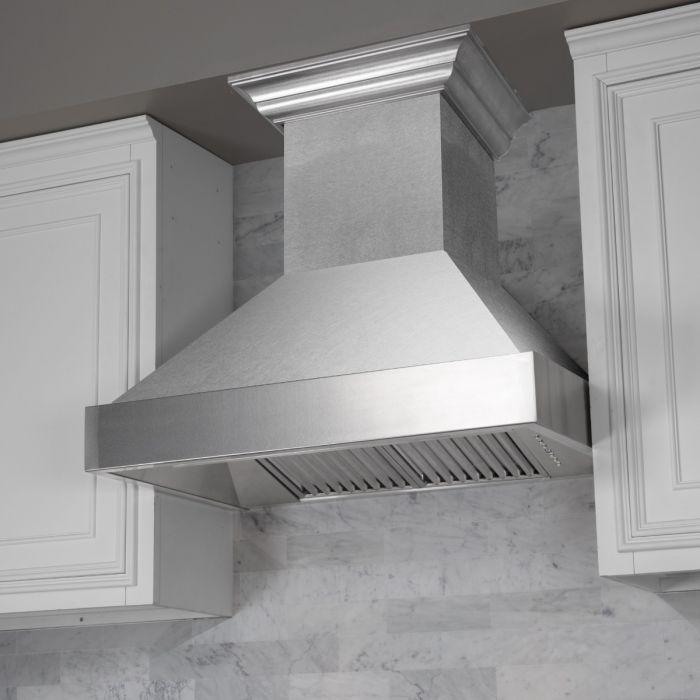 ZLINE Appliance Package - 48" Dual Fuel Range and Convertible Vent Range Hood in Satin Stainless Steel , 2KP-RASSNRH48