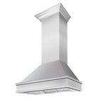 ZLINE 36 Inch Wall Mount Range Hood Satin Stainless Steel 400 CFM Ducted Designer Series (8656S-36)
