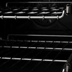 ZLINE Autograph 48 in. Legacy Dual Fuel Range with 7 Gas Burners and Double Electric Ovens (6.0 cu. ft.) in Satin Stainless Steel with Matte Black Accents – RASZ-SN-48-MB