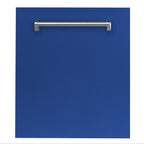 ZLINE 24 in. Top Control Dishwasher in Blue Matte with Stainless Steel Tub, DW-BM-24