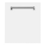 ZLINE 24 in. Top Control Dishwasher in White Matte with Stainless Steel Tub, DW-WM-24