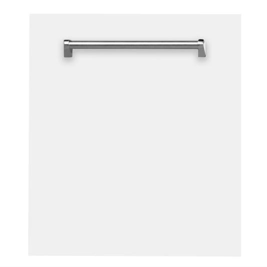 ZLINE 24 in. Top Control Dishwasher in White Matte with Stainless Steel Tub, DW-WM-24