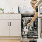 ZLINE 24" Top Control Built-In Dishwasher with Satin Stainless Steel Panel and Stainless Steel Tub with Modern Style Handle, 52dBa, DW-SN-24