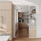 ZLINE Kitchen and Bath 36-Inch Built-In Panel Ready French Door Refrigerator 19.6 Cu. Ft. Internal Water & Ice Dispenser 3-Door (RBIV-36)