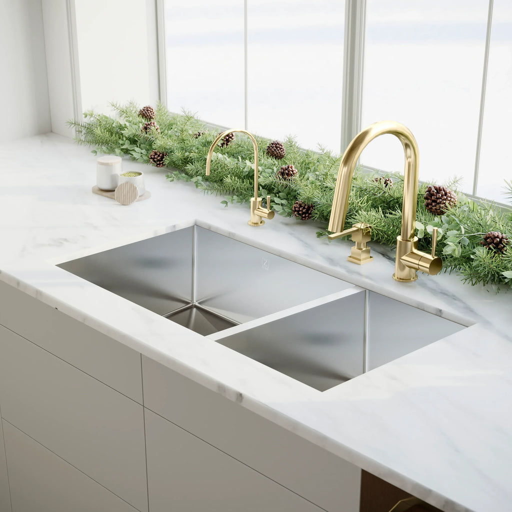 ZLINE Faucet Soap Dispenser in Polished Gold, FSD-PG