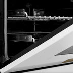 ZLINE Autograph Edition 60 in. Dual Fuel Range 7.4 cu. ft. Gas Cooktop & Electric Convection Oven with White Matte Door and Champagne Bronze Accents (RAZ-WM-60-CB)