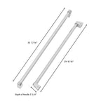 ZLINE Stainless Steel Handles for 60" Built-in Refrigerator (Set of 4), RBIVH-SS-60