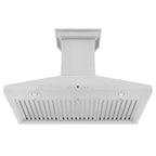 ZLINE 30 in. Wall Mount Range Hood, Stainless Steel, 400 CFM, CrownSound Bluetooth Speakers (KF1CRN-BT-30)