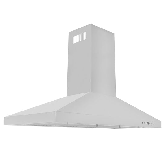 ZLINE 48 Inch Island Mount Range Hood Convertible Stainless Steel 400 CFM (KL3i-48)