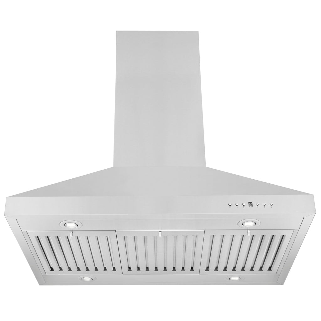 ZLINE 30 in. Island Mount Range Hood Convertible Stainless Steel 400 CFM (KL3i-30)