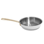 ZLINE 10 Piece Non-Toxic Cookware Set in Stainless Steel with Bronze Trim