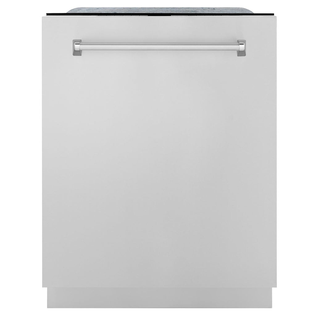 ZLINE Appliance Package - 30" Dual Fuel Range, Microwave Drawer, Range Hood, Refrigerator with Water and Ice Dispenser, Dishwasher, 5KPRW-RARH30-MWDWM