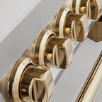 ZLINE Autograph 24 in. Dual Fuel Range 2.8 cu. ft. Stainless Steel with Gold Accents (RAZ-24-G)