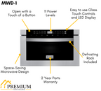 ZLINE Appliance Package - 36 in. Dual Fuel Range, Range Hood, Microwave Drawer, 3KP-RARH36-MW