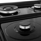 ZLINE 24 in. Dual Fuel Freestanding Range with Gas Burners and Electric Oven in Stainless Steel (RA24)