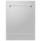 ZLINE 5-Piece Appliance Package - 30 In. Gas Rangetop, Range Hood, Refrigerator, Dishwasher and Wall Oven in Stainless Steel, 5KPR-RTRH30-AWDDWV