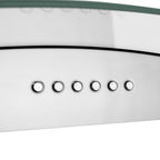 ZLINE 30 in. Island Mount Range Hood Convertible Stainless Steel 400 CFM 4-Speed LED Lighting (ALP70IS-30)