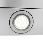 ZLINE 30 in. Island Mount Range Hood Convertible Stainless Steel 400 CFM 4-Speed LED Lighting (ALP70IS-30)