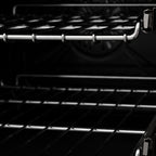 ZLINE Autograph 30 in. Legacy Dual Fuel Range 4.0 cu. ft., 4 Burner Gas Cooktop, Electric Convection Oven, Satin Stainless Steel with White Matte Door & Champagne Bronze Accents (RASZ-WM-30-CB)