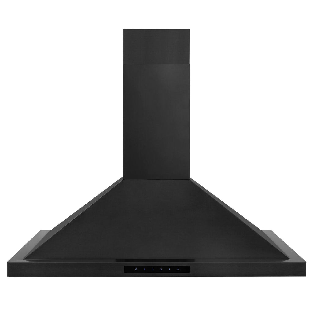 ZLINE Appliance Package - 30 In. Gas Range, Range Hood, Dishwasher in Black Stainless Steel, 3KP-SGRBRH30-DWV