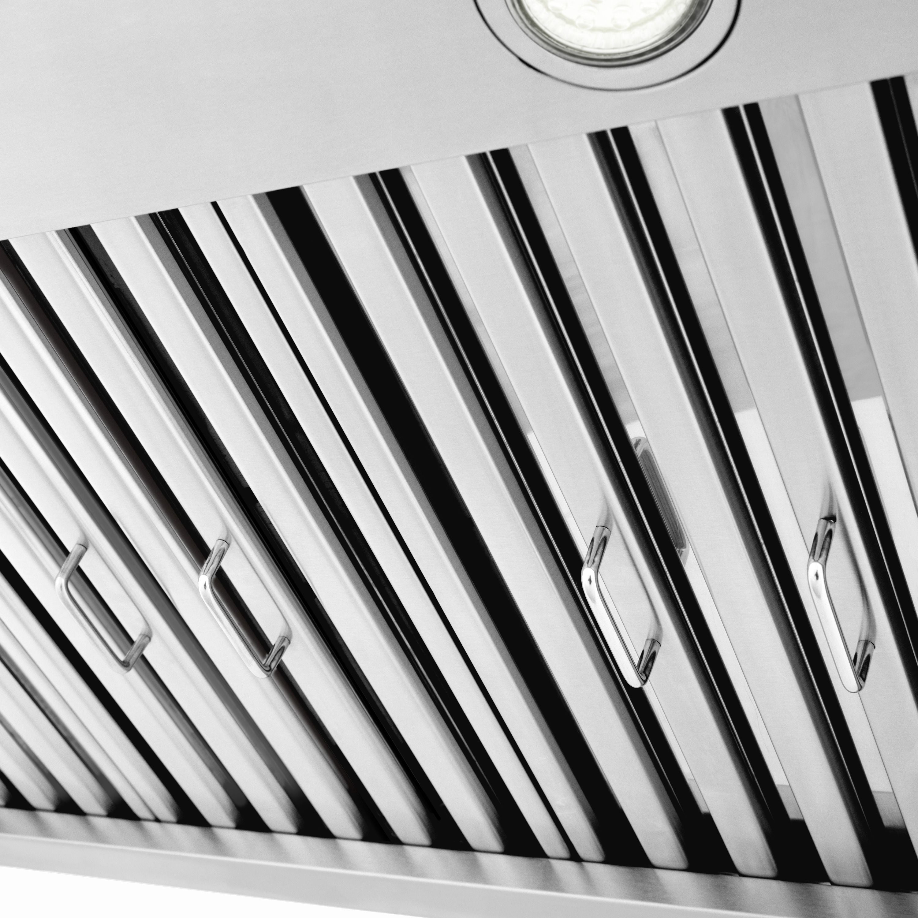 ZLINE 36 in. Wall Mount Range Hood Ducted Stainless Steel 400 CFM LED Lighting (ALP100WL-36)