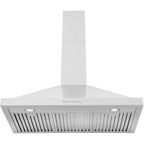 ZLINE 36 Inch Wall Mount Range Hood Ducted Stainless Steel Alpine Series 400 CFM (ALP10WL-36)