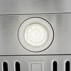 ZLINE 36 Inch Wall Mount Range Hood Ducted Stainless Steel Alpine Series 400 CFM (ALP10WL-36)