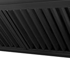 ZLINE 36 in Wall Mount Range Hood 700 CFM Black Stainless Steel (BS655N-36)