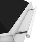 ZLINE 48 in. Wall Mount Range Hood Stainless Steel Black Matte Shell Stainless Steel Handle (8654STX-BLM-48)