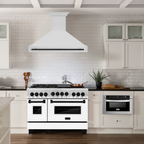 ZLINE Autograph Matte Black Package - 48" Rangetop, 48" Range Hood, Dishwasher, Refrigerator, Microwave Drawer