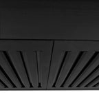 ZLINE Appliance Package - 48" Rangetop, Range Hood, Refrigerator, Dishwasher, Wall Oven in Black Stainless Steel