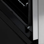 ZLINE 60-Inch Dual Fuel Professional Range, Stainless Steel with Red Gloss Door (RA-RG-60)