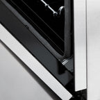 ZLINE Autograph Edition 60 in. 7.4 cu. ft. Legacy Dual Fuel Range with 9 Gas Burners and Double Electric Convection Ovens in Satin Stainless Steel with Champagne Bronze Accents (RASZ-SN-60-CB)