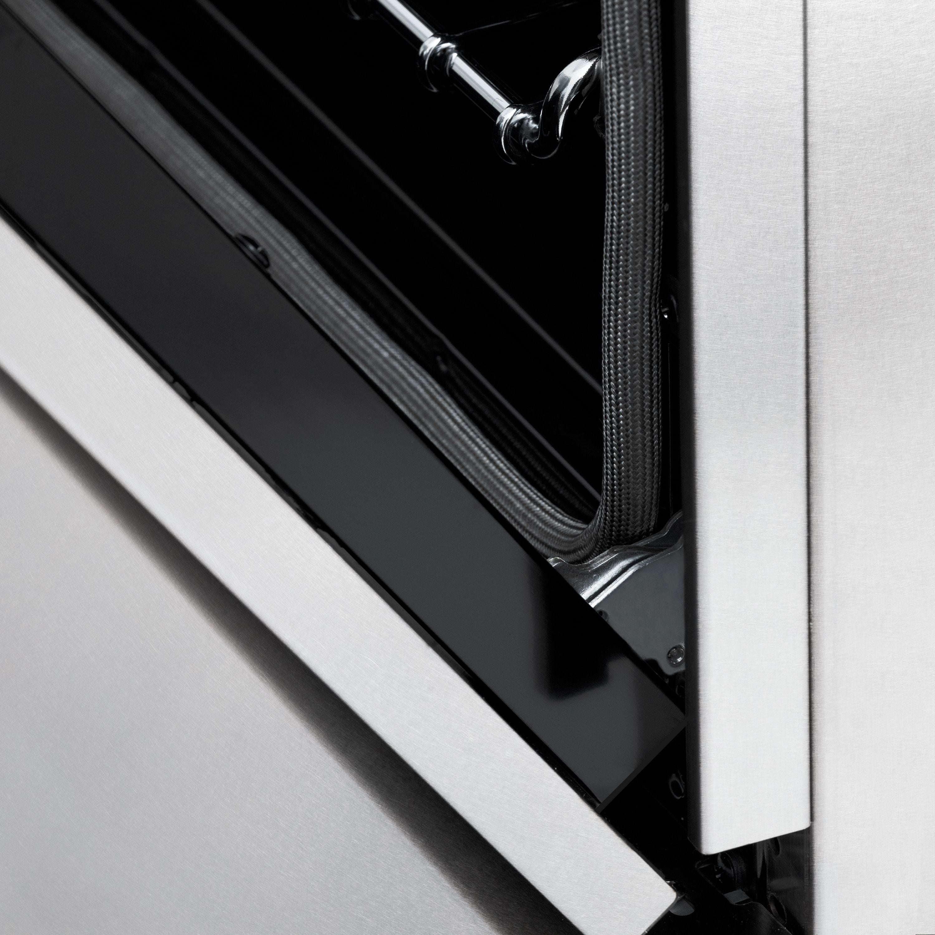 ZLINE Autograph Edition 60 in. 7.4 cu. ft. Legacy Dual Fuel Range with 9 Gas Burners and Double Electric Convection Ovens in Satin Stainless Steel with Champagne Bronze Accents (RASZ-SN-60-CB)