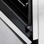 ZLINE Autograph Edition 60 in. 7.4 cu. ft. Legacy Dual Fuel Range with 9 Burner Gas Cooktop and 2 Electric Convection Ovens in Satin Stainless Steel with Polished Gold Accents (RASZ-SN-60-G)
