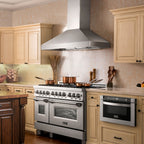 ZLINE Appliance Package - 60 In. Dual Fuel Range, 36 In. Refrigerator, Range Hood and 3-Rack Dishwasher in Stainless Steel, 4KPR-RARH60-DWV
